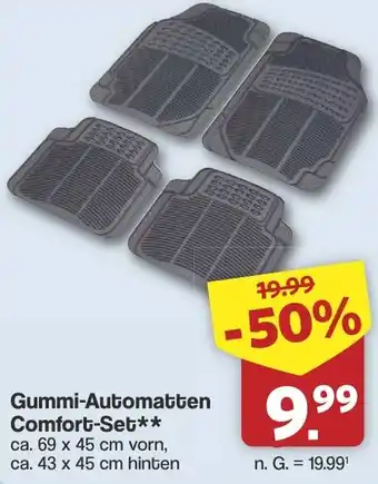 Famila Nord West Gummi-Automatten Comfort-Set Angebot