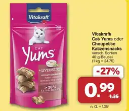 Famila Nord West Vitakraft Cat Yums oder Choupette Katzensnacks Angebot