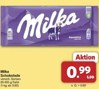 Famila Nord West Milka Schokolade Angebot