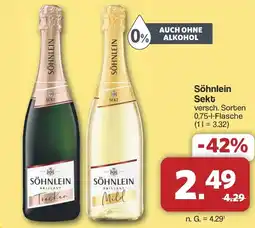 Famila Nord West Söhnlein Sekt Angebot