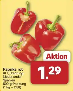 Famila Nord West Paprika rot Angebot