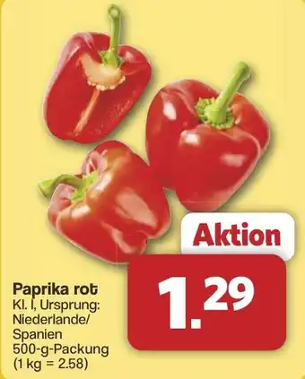Famila Nord West Paprika rot Angebot