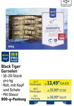 METRO Black Tiger Garnelen Angebot
