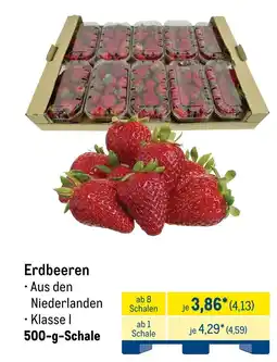 METRO Erdbeeren Angebot