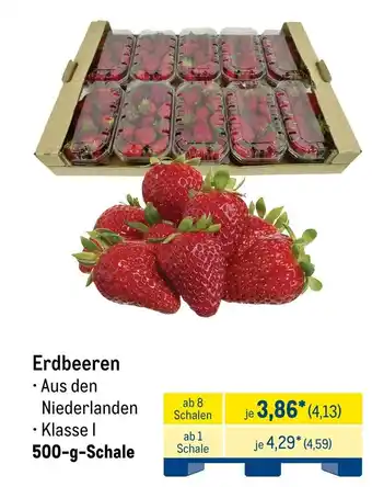 METRO Erdbeeren Angebot