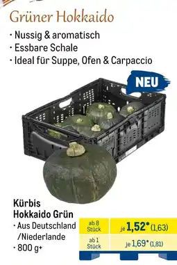 METRO Kürbis Hokkaido Grün Angebot