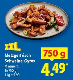 Lidl XXL Metzgerfrisch Schweine-GyroS Angebot