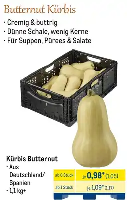METRO Kürbis Butternut Angebot