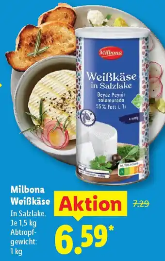 Lidl Milbona Weißkäse Angebot