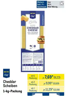 METRO METRO Chef Cheddar Scheiben Angebot