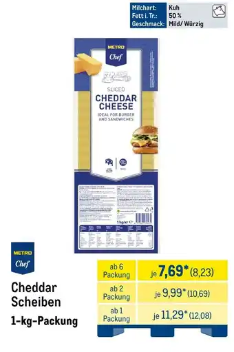 METRO METRO Chef Cheddar Scheiben Angebot