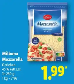 Lidl Milbond Mozzarella Angebot