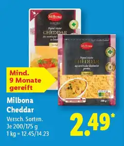 Lidl Milbona Cheddar Angebot