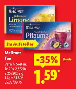 Lidl Meẞmer Tee Angebot