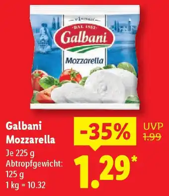 Lidl Galbani Mozzarella Angebot