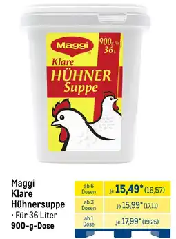 METRO Maggi Klare Hühnersuppe Angebot
