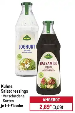 METRO Kühne Salatdressings Angebot