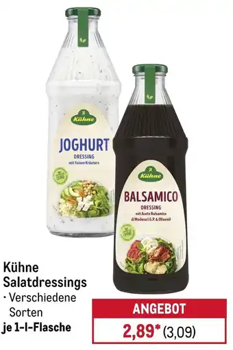 METRO Kühne Salatdressings Angebot