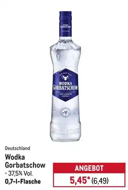 METRO Wodka Gorbatschow Angebot