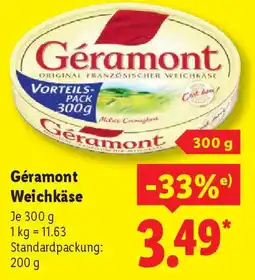 Lidl Géramont Weichkäse Angebot