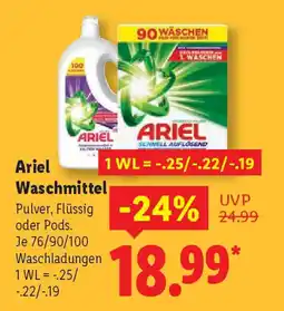 Lidl Ariel Waschmittel Angebot