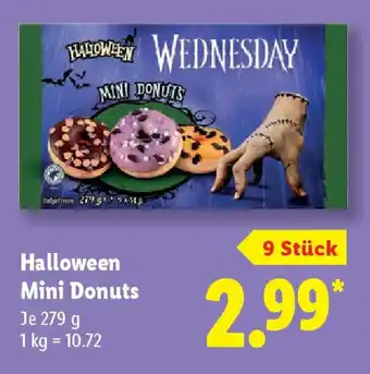 Lidl Halloween Mini Donuts Angebot