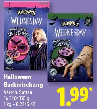Lidl Halloween Backmischung Angebot