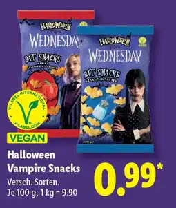 Lidl Halloween Vampire Snacks Angebot