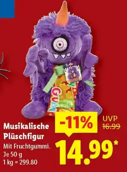 Lidl Musikalische Plüschfigur Angebot