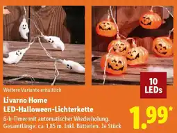 Lidl Livarno Home LED-Halloween-Lichterkette Angebot