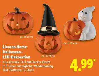 Lidl Livarno Home Halloween- LED-Dekoration Angebot