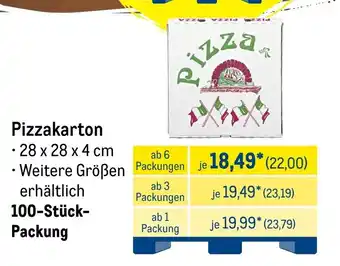 METRO Pizzakarton Angebot