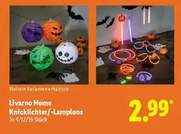 Lidl Livarno Home Knicklichter/-Lampions Angebot