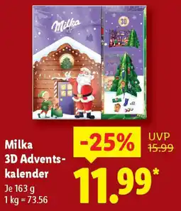 Lidl Milka 3D Advents- kalender Angebot