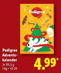 Lidl Pedigree Advents- kalender Angebot