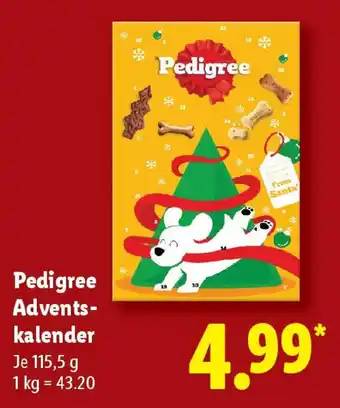 Lidl Pedigree Advents- kalender Angebot