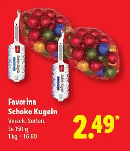 Lidl Favorina Schoko Kugeln Angebot