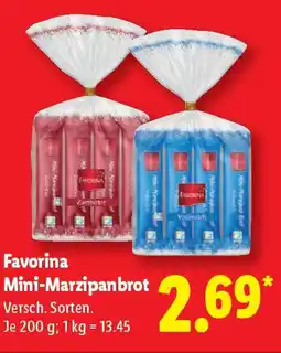 Lidl Favorina Mini-Marzipanbrot Angebot