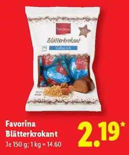 Lidl Favorina Blätterkrokant Angebot