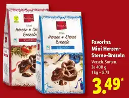 Lidl Favorina Mini Herzen- Sterne-Brezeln Angebot