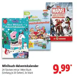 Lidl Minibuch-Adventskalender Angebot