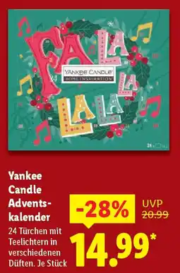 Lidl Yankee Candle Advents- kalender Angebot