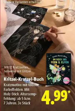 Lidl Kritzel-Kratzel-Buch Angebot
