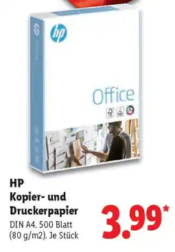 Lidl HP Kopier- und Druckerpapier Angebot