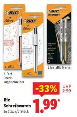 Lidl Bic Schreibwaren Angebot