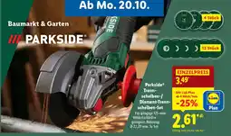 Lidl Parkside Trenn- scheiben-/ scheiben-Set Angebot
