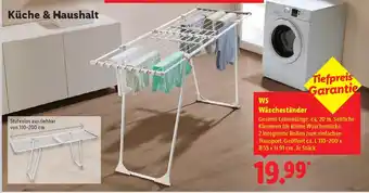 Lidl W5 Wäscheständer Angebot