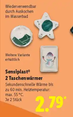 Lidl Sensiplast 2 Taschen wärmer Angebot