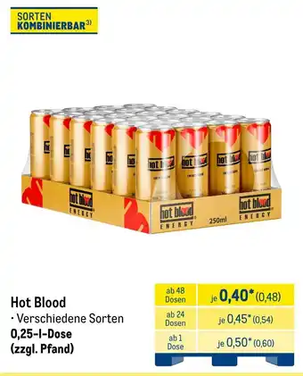 METRO Hot Blood Angebot