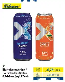 METRO X2 Biermischgetränk Angebot